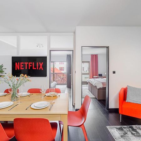 Apartments With Large Balcony, Parking Prag Exterior foto