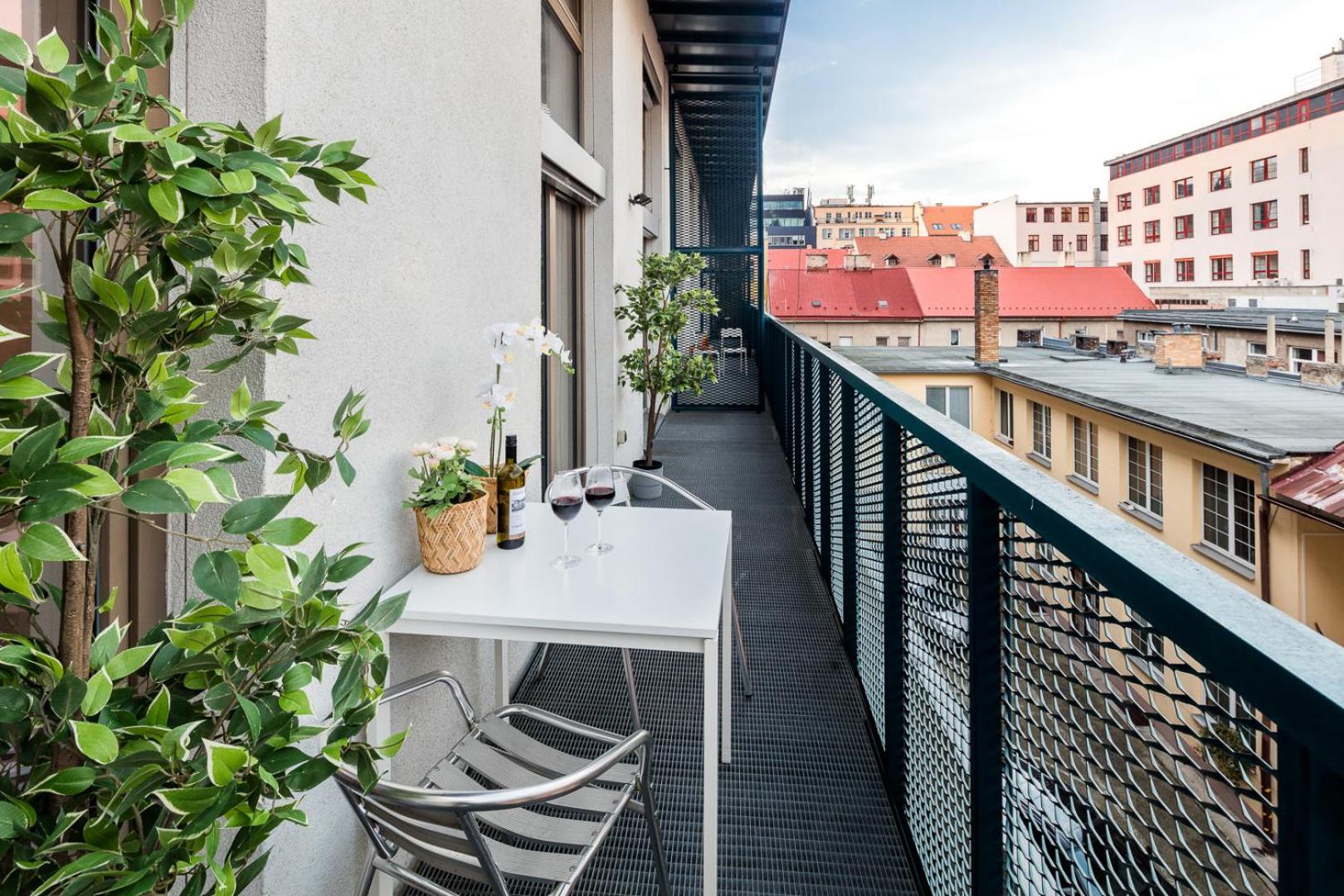 Apartments With Large Balcony, Parking Prag Exterior foto