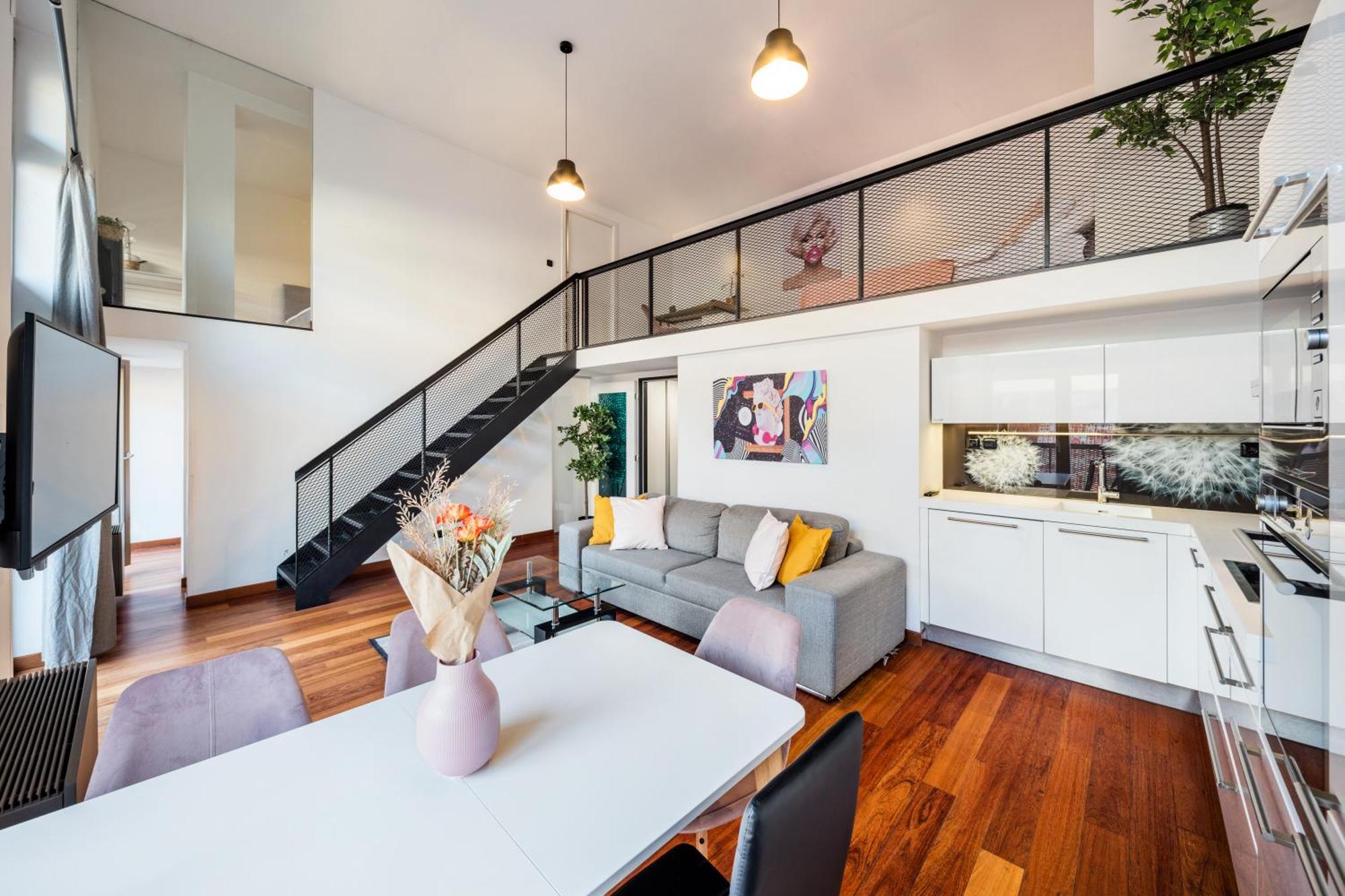 Apartments With Large Balcony, Parking Prag Exterior foto