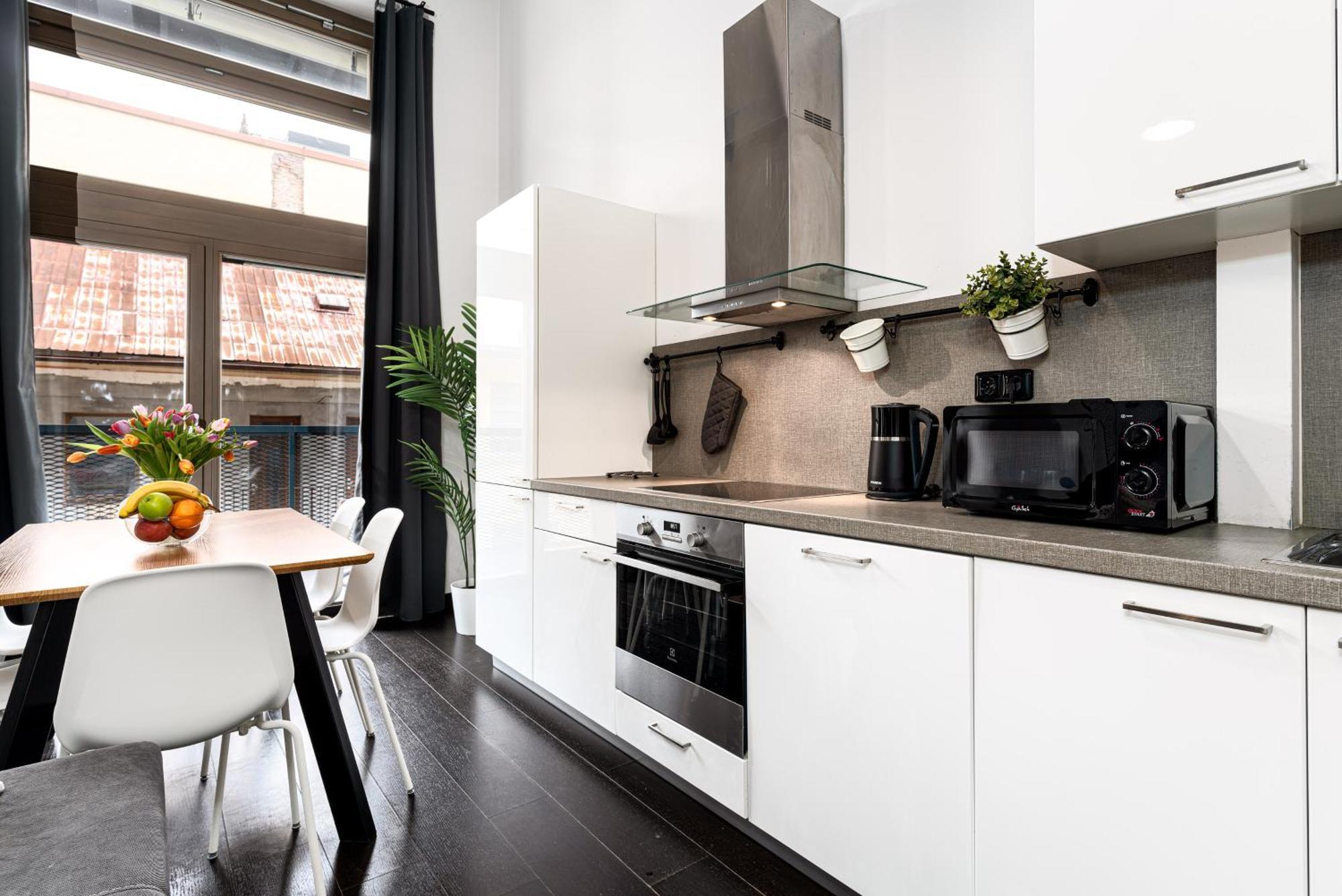 Apartments With Large Balcony, Parking Prag Exterior foto